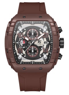 T5 T5 Mens Chronograph Silicone Strap Watch H3984G-BRW  - Image 1