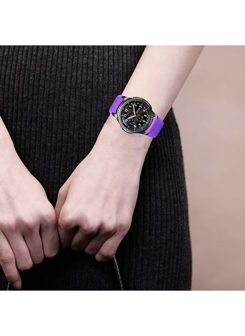 X-level Silicone Strap Watch Band For Huawei Watch GT3 46mm, 22mm Silicone Replacement Adjustable Waterproof Wristband for Huawei Watch GT3 46mm/GT2 46mm/GT Classic/Galaxy Watch 46mm/Galaxy Watch 3 45mm  - Image 3