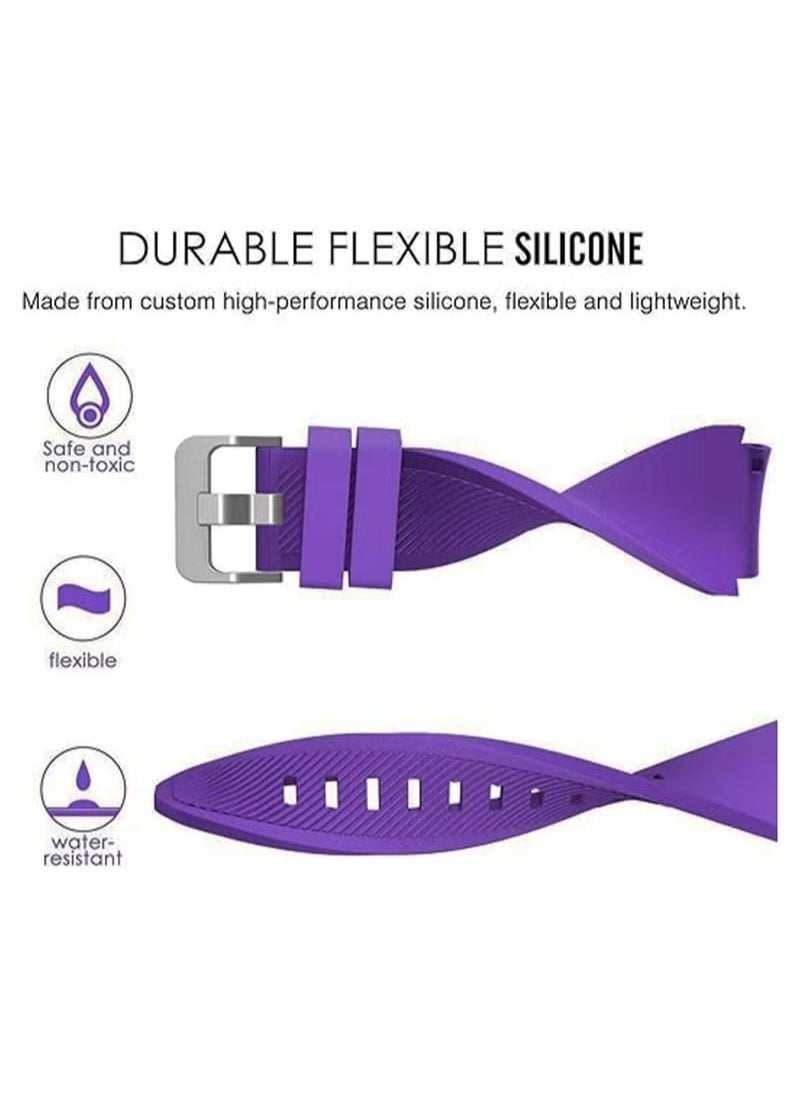 X-level Silicone Strap Watch Band For Huawei Watch GT3 46mm, 22mm Silicone Replacement Adjustable Waterproof Wristband for Huawei Watch GT3 46mm/GT2 46mm/GT Classic/Galaxy Watch 46mm/Galaxy Watch 3 45mm  - Image 5