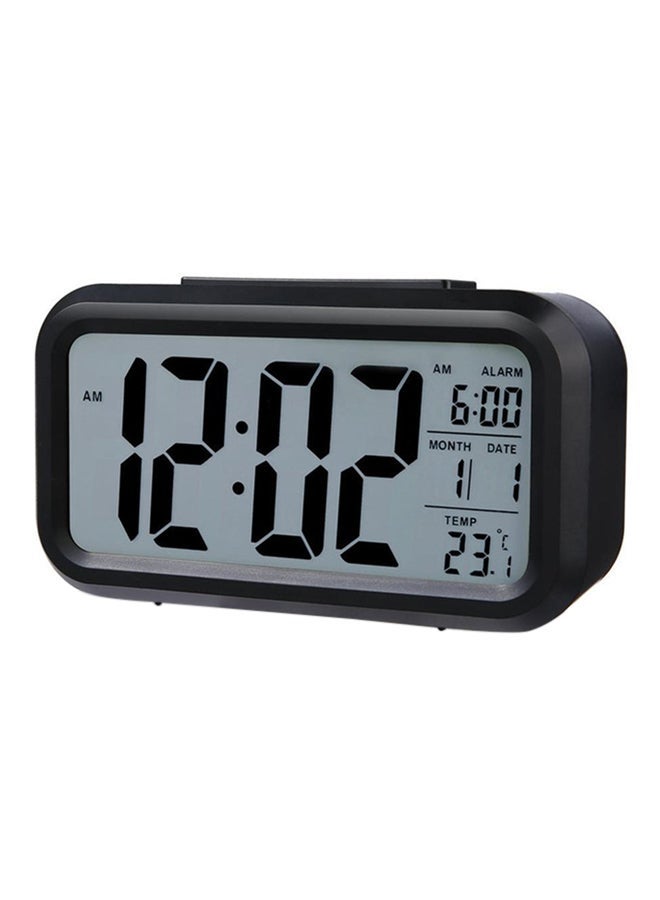 POLLEN LIFE LED Digital Table Alarm Clock Black 130 x 72 x 44mm - Image 1