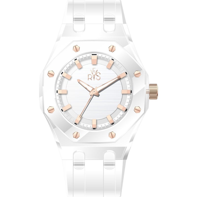 REYS WATCH WATCH FOR WOMEN WHITE DIAL R2053-W