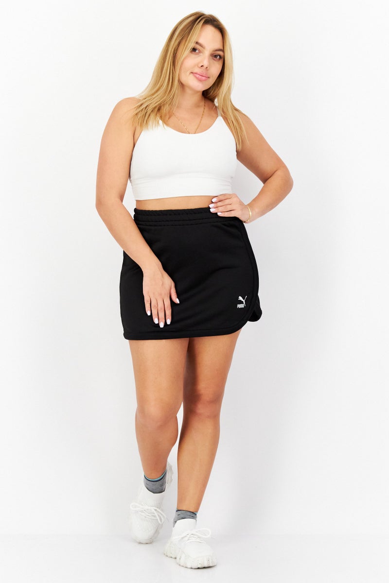 PUMA تنورة رياضية نسائية قصيرة للتدريب، سوداء - Image 2