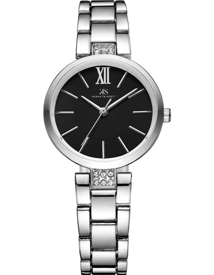 كينيث سكوت ساعة يد نسائية من الستانلس ستيل بعقارب  ملم - Image 1