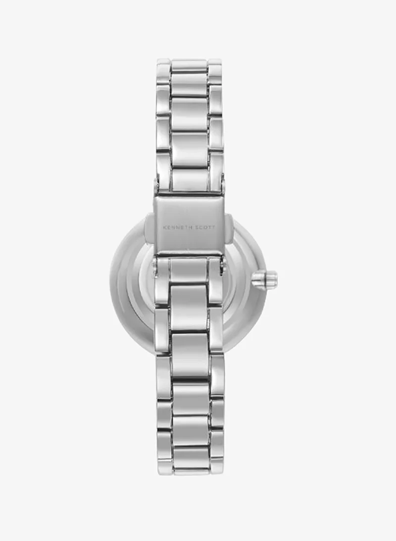 Kenneth Scott Black Women's Stainless Steel Analog Watch K23533-SBSB - 30 mm for Women | Best Price UAE