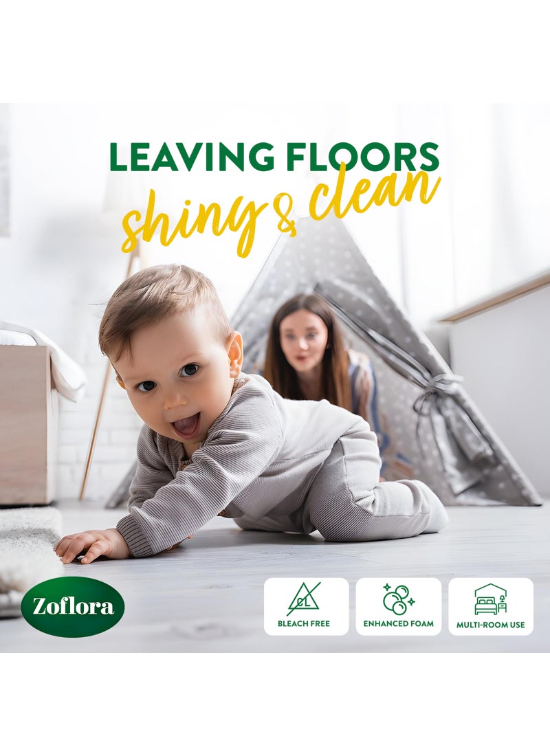 Zoflora 4 In 1 Disinfectant Floor Cleaner Lemon ZIng 900ml - Image 4