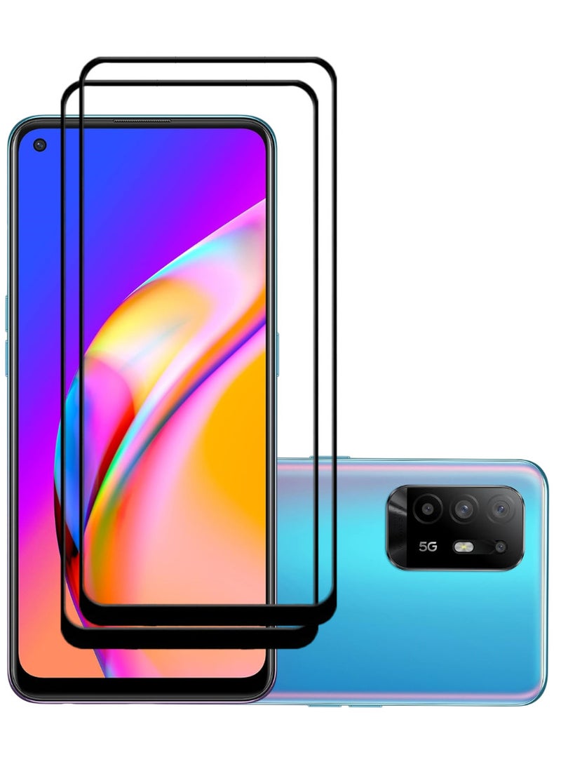ACLIX 2 Pieces Antistatic ESD Dustproof Premium Quality High Definition Tempered Glass Screen Protector Designed For Oppo A94 5G - Image 1