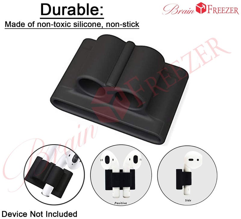 Brain Freezer Anti-Lost Silicone Holder case Holder Portable Anti-Lost Strap Silicone Case Compatible with AirPod Accessories - Image 3