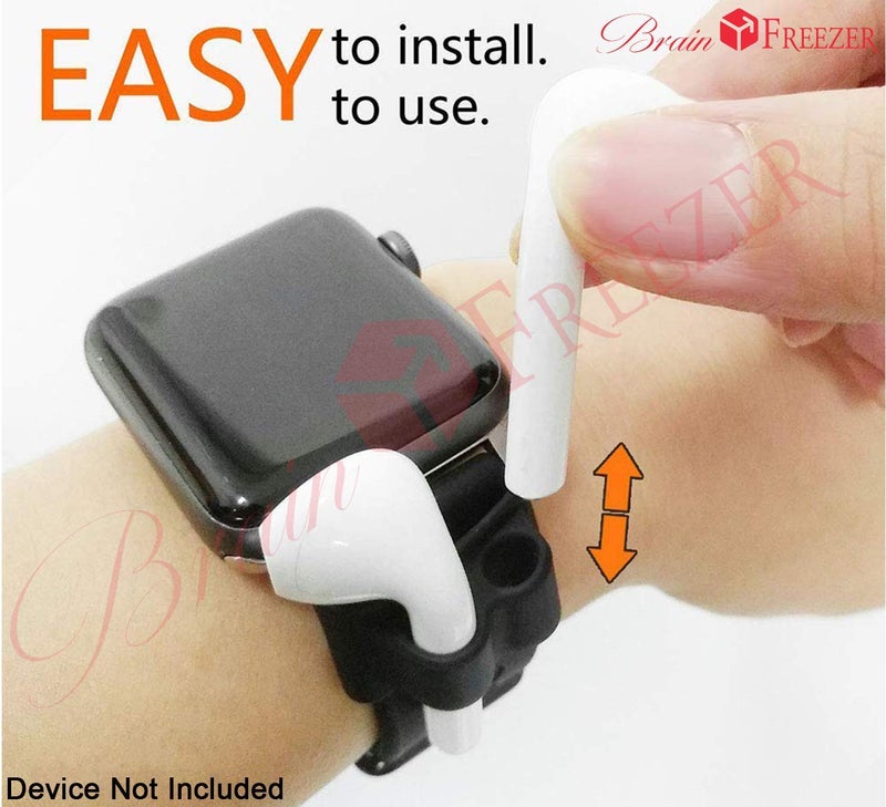 Brain Freezer Anti-Lost Silicone Holder case Holder Portable Anti-Lost Strap Silicone Case Compatible with AirPod Accessories - Image 5