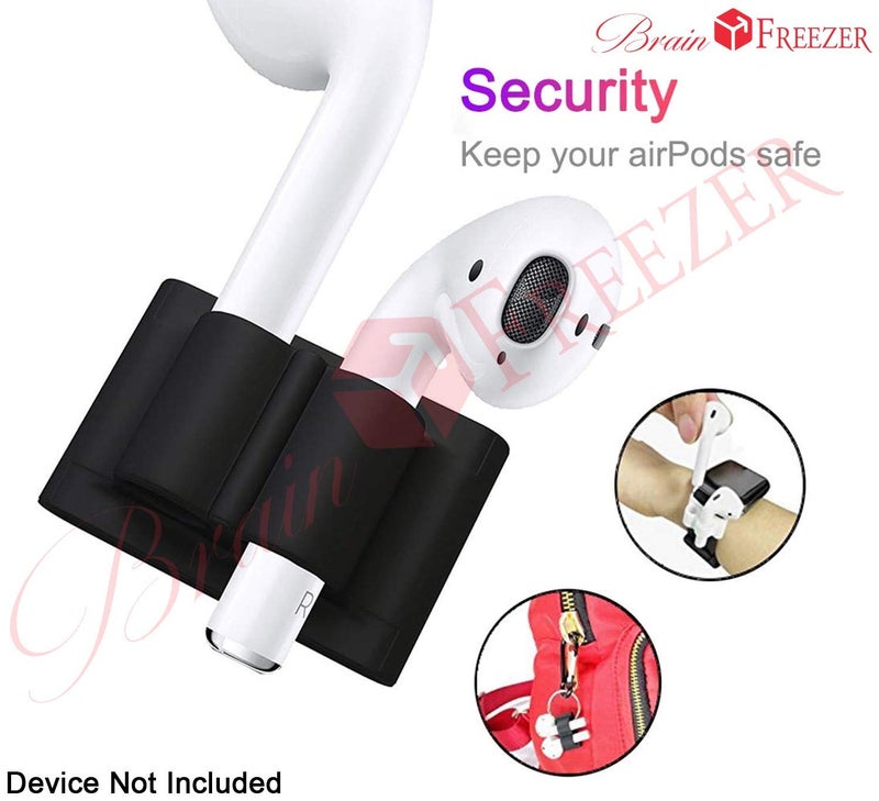 Brain Freezer Anti-Lost Silicone Holder case Holder Portable Anti-Lost Strap Silicone Case Compatible with AirPod Accessories - Image 4