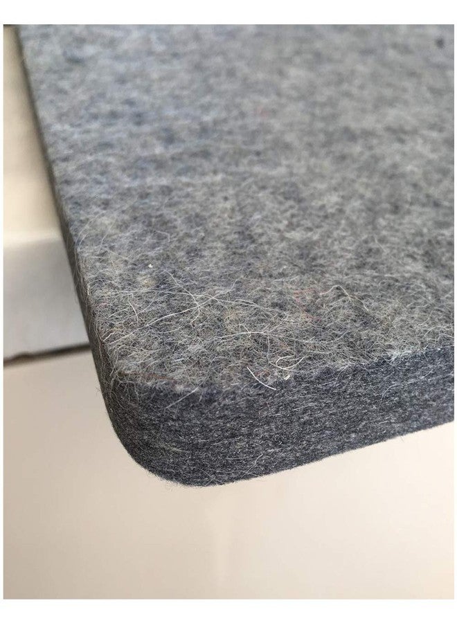 Torising Wool Pressing Mat for Quilting - 8"x8"x0.6" 100% Wool Quilter's Pressing Ironing Pad - Image 2