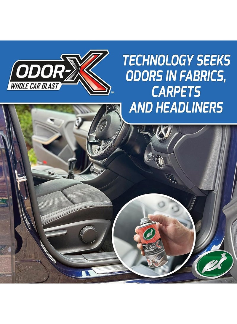مزيل روائح السيارة بالكامل من Odor X، يبحث عن الروائح ويدمرها لمدة تصل إلى 30 يومًا، 100 مل برائحة الكرز العصير