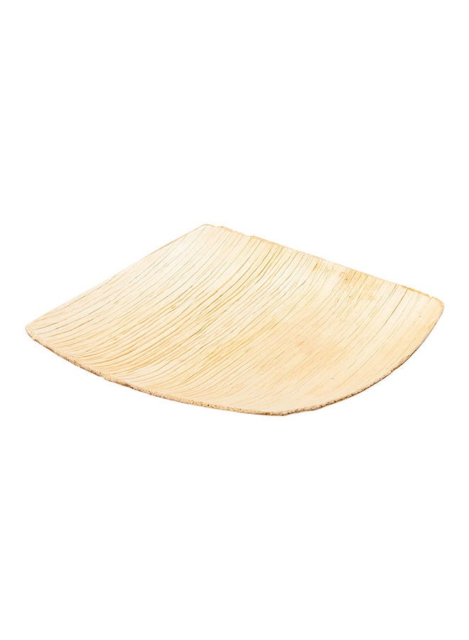 Restaurantware Midori 4 x 4 Inch Small Square Palm Plates, 100 Microwavable Palm Leaf Plates - Freezable, Sustainable, Areca Palm Leaf Plates, Oven-Ready, For Hot & Cold Foods - Image 4