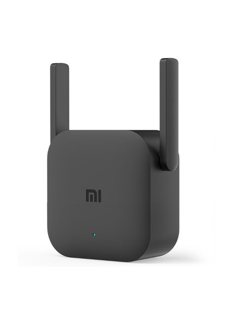 Mi Wi-Fi Range Extender Pro Wifi Repeater  Network Expander/ 2 External Antenna/ Up to 300Mbps / Up to 16 devices Connectivity / Plug & Play Black