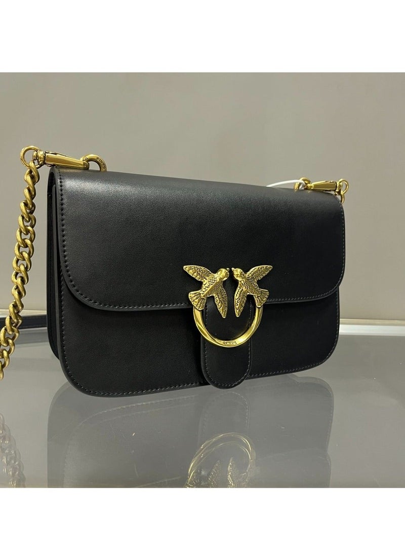 Pinko Chain Solid Color Crossbody Shoulder Bag 24*15*7cm - Image 2