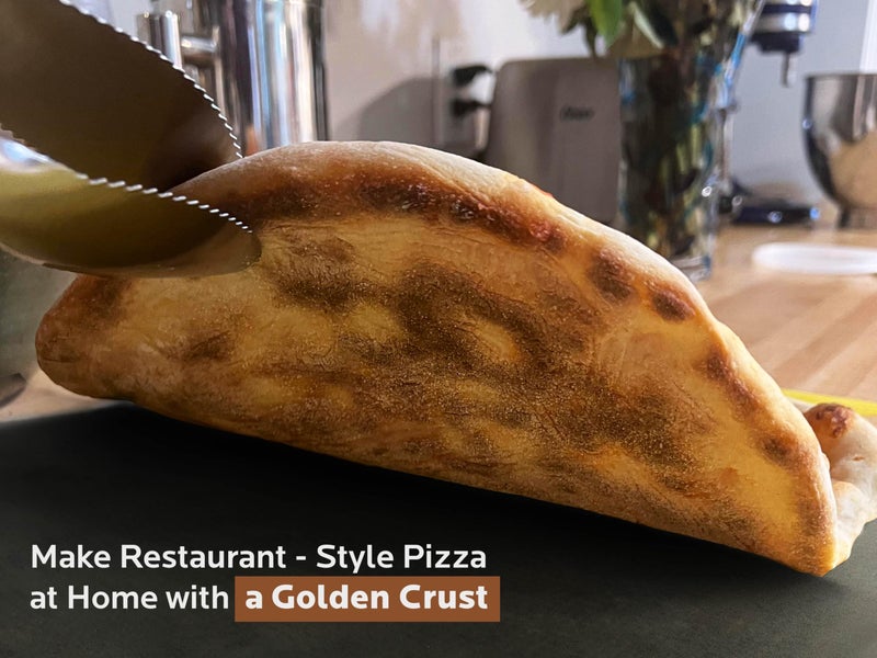 OLEEK Pizza steel Sheets for oven - Metal baking steels sheets for oven - Pizza steel 16x13.4 inches - Steel pizza stone for oven - Baking steels pro pizza - Baking stone for oven - Image 5