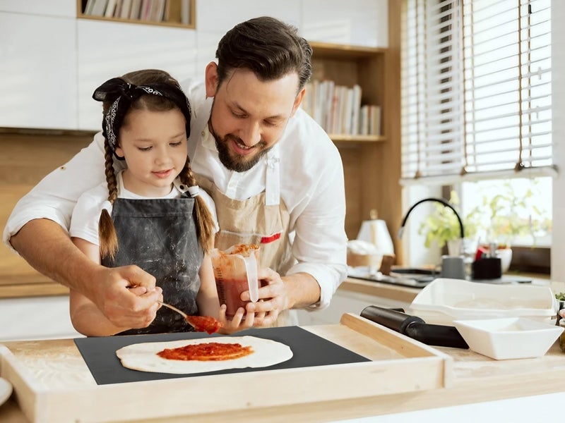 OLEEK Pizza steel Sheets for oven - Metal baking steels sheets for oven - Pizza steel 16x13.4 inches - Steel pizza stone for oven - Baking steels pro pizza - Baking stone for oven - Image 3