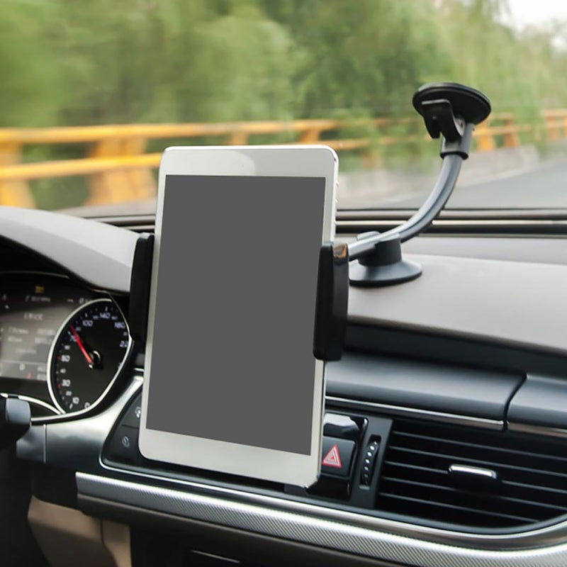 Universal Car Phone Mount Holder Adjustable Long Arm Tablet Rack Suction Cup Stand - Image 4