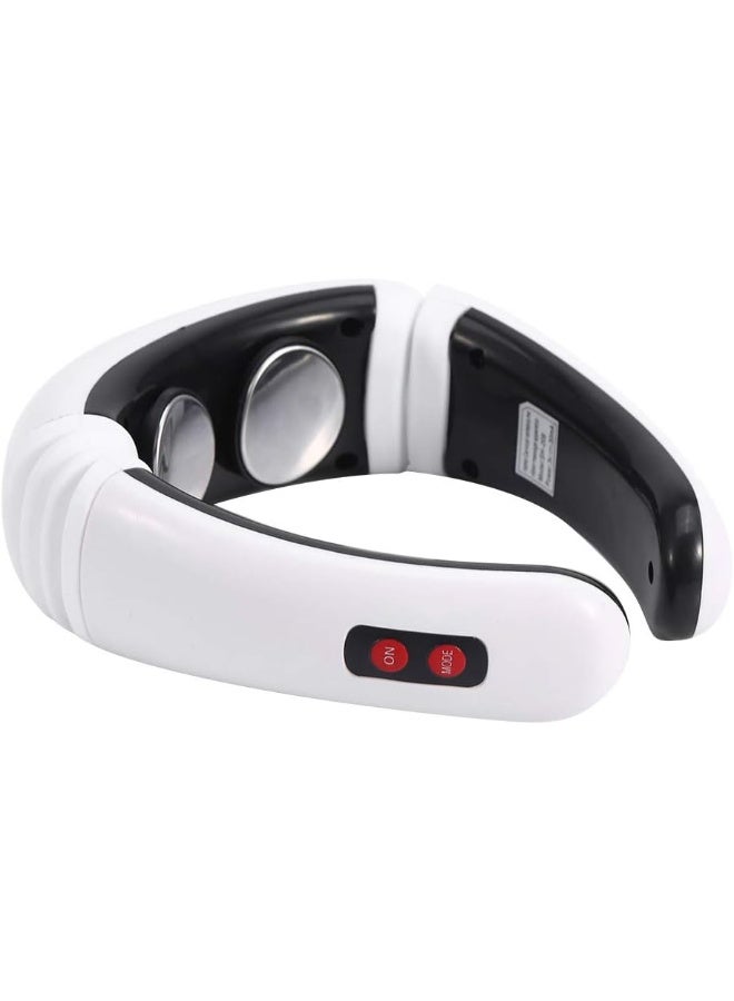 مدلك عنق ذكي، مدلك عنق، مدلك عنق كهربائي بنبضات كهربائية، جهاز تدليك العلاج المغناطيسي للفقرات العنقية ونقاط الميريديان - Image 1