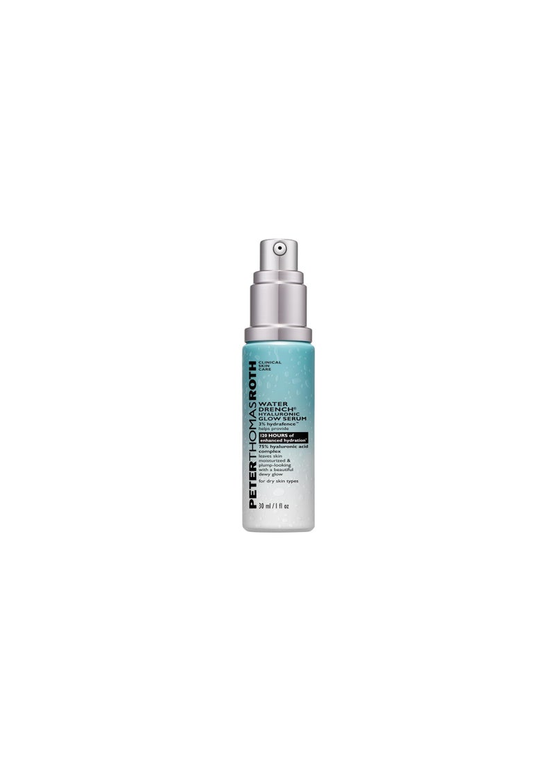 PETER THOMAS ROTH - Peter Thomas Roth | Water Drench Hyaluronic Glow Serum | Hydrating Serum, Up to 120 Hours of Enhanced Hydration, 1 Fl Oz. - Image 1