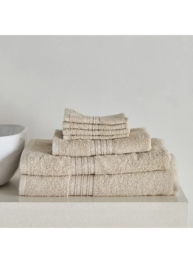 هوم بوكس Essential Carded 4-Piece Face Towel Set - 30x30 cm