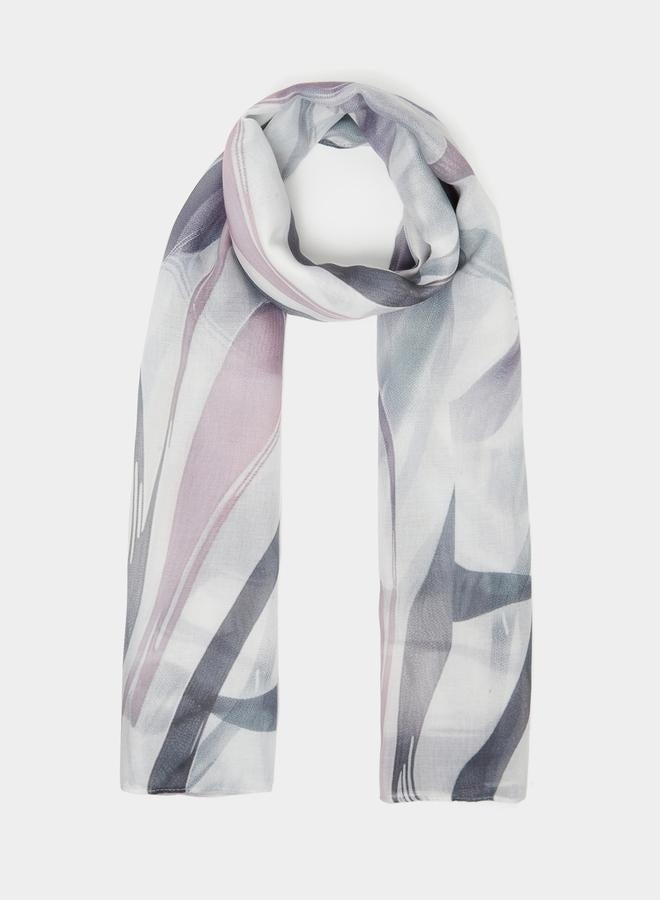 Styli Abstract Print Hijab  - Image 1