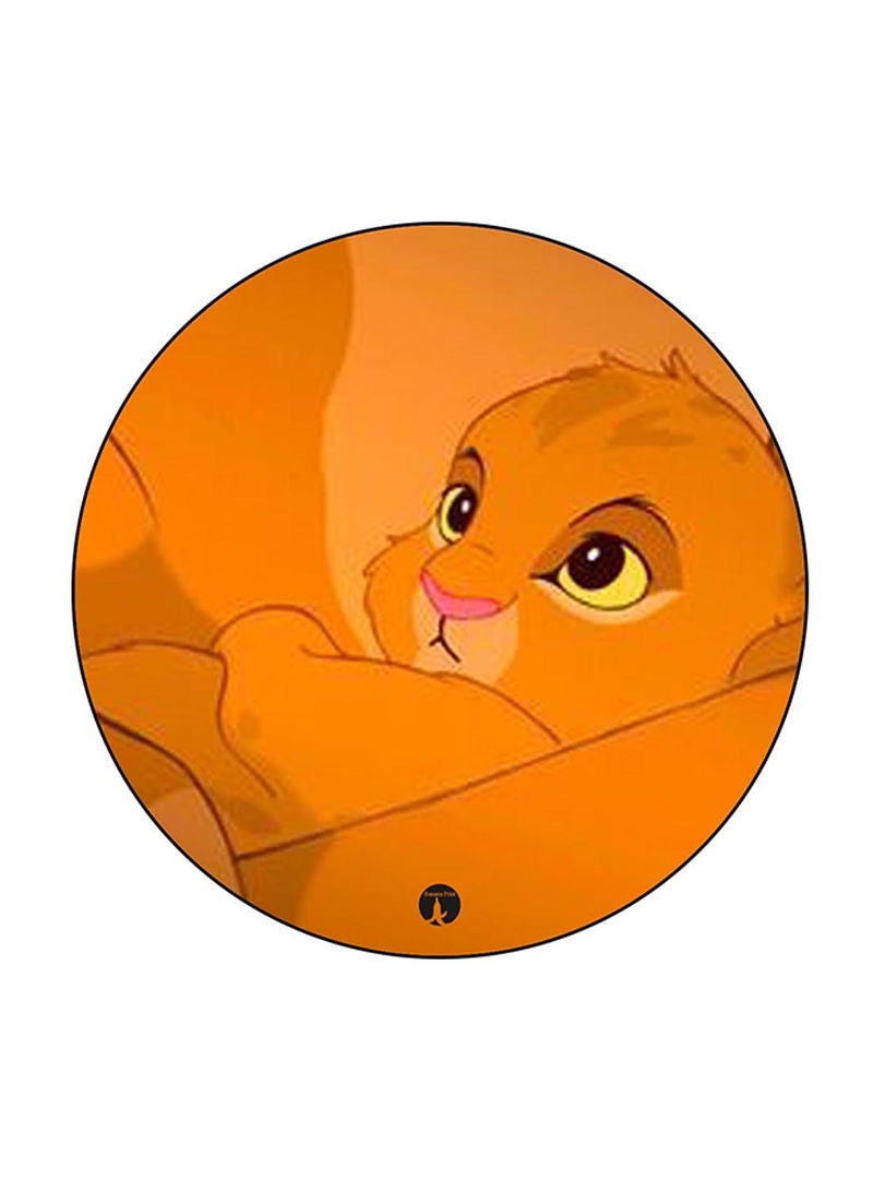 RKN Disney Character Printed Mouse Pad Round  Multicolour