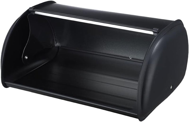 klarakoBread Box for Kitchen Counter Stainless Steel Large Bread Bin Storage Container Holder for Loaves, Pastries, Retro Vintage Design - Image 4