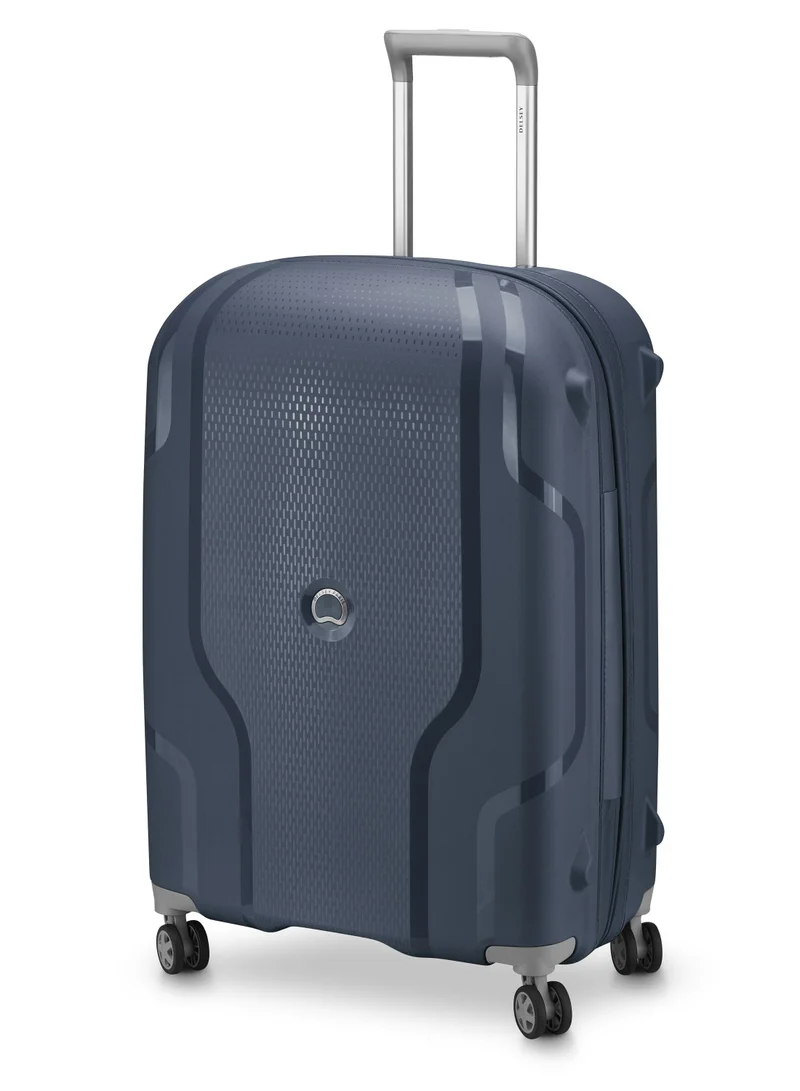 ديلسي _باريس Clavel 71 cm Hardcase Expandable 4 Double Wheel Check-In Luggage Trolley Blue Jeans