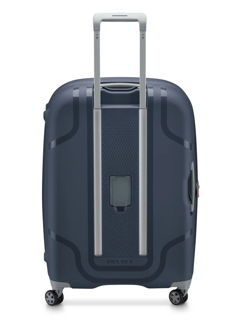 ديلسي _باريس Clavel 71 cm Hardcase Expandable 4 Double Wheel Check-In Luggage Trolley Blue Jeans