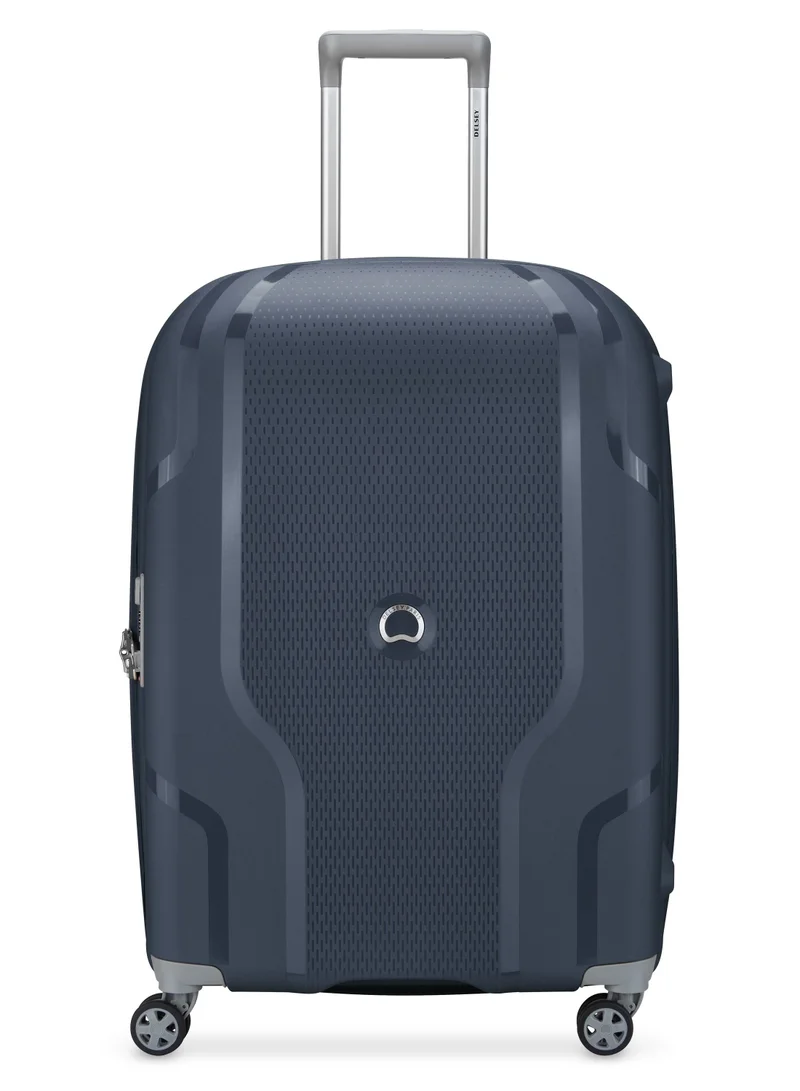 ديلسي _باريس Clavel 71 cm Hardcase Expandable 4 Double Wheel Check-In Luggage Trolley Blue Jeans