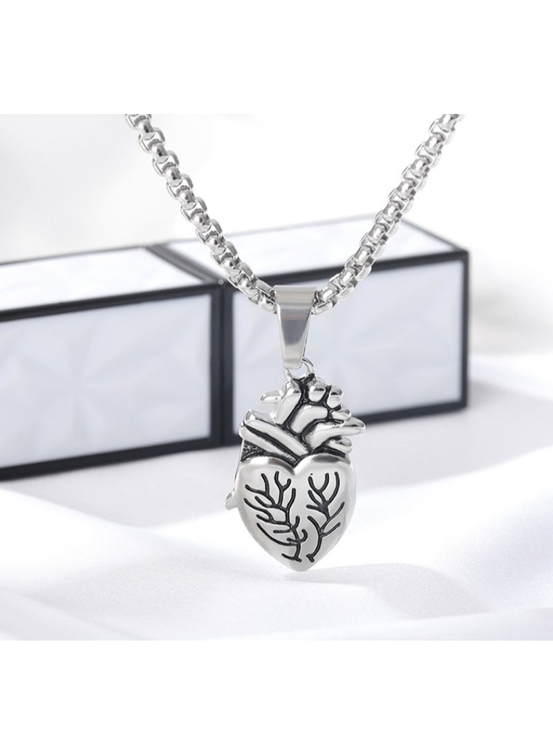 LATEEN Romantic Couple Necklace Set - 2PCS Matching Pendants - Premium Hypoallergenic Stainless Steel Jewelry - 18K Gold Plated Ideal Gift for Couples - Image 4