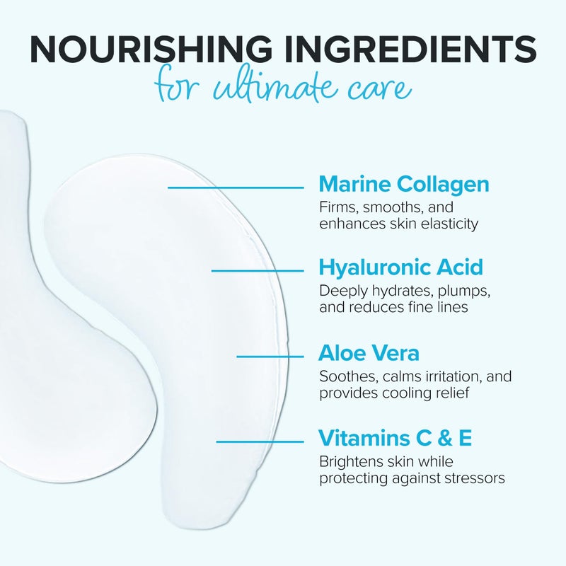 ToGoSpa Ice Water EYES by ToGoSpa â€“ Premium Anti-Aging Collagen Gel Pads for Puffiness, Dark Circles, and Wrinkles â€“ Under Eye Rejuvenation for Men & Women - 1 Pack - 3 Pair - Image 4