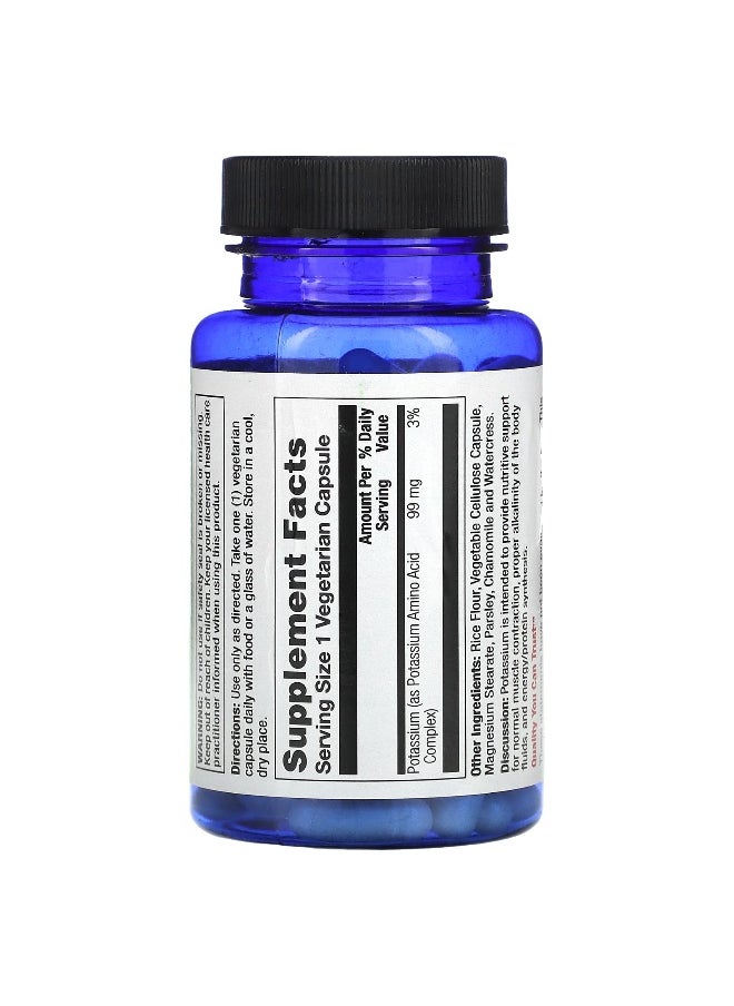 Nature's Life Nature's Life, Potassium, 99 mg, 100 Vegetarian Capsules  - Image 2