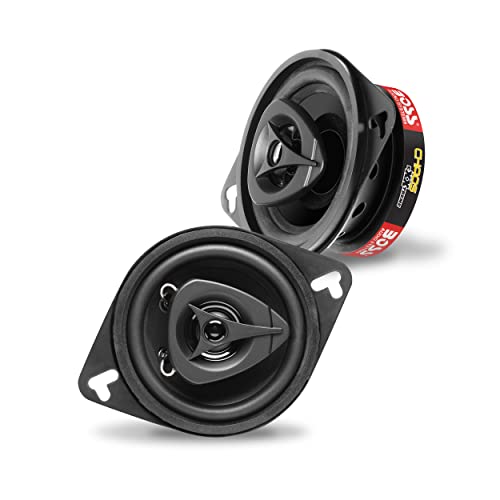 BOSS Audio Systems CH3220B Chaos Series 3.5 Inch Car Door Speakers - 140 Watts Max (per Pair), Coaxial, 2 Way, Full Range, 4 Ohms, Sold in Pairs, Bocinas para Carro - Image 1