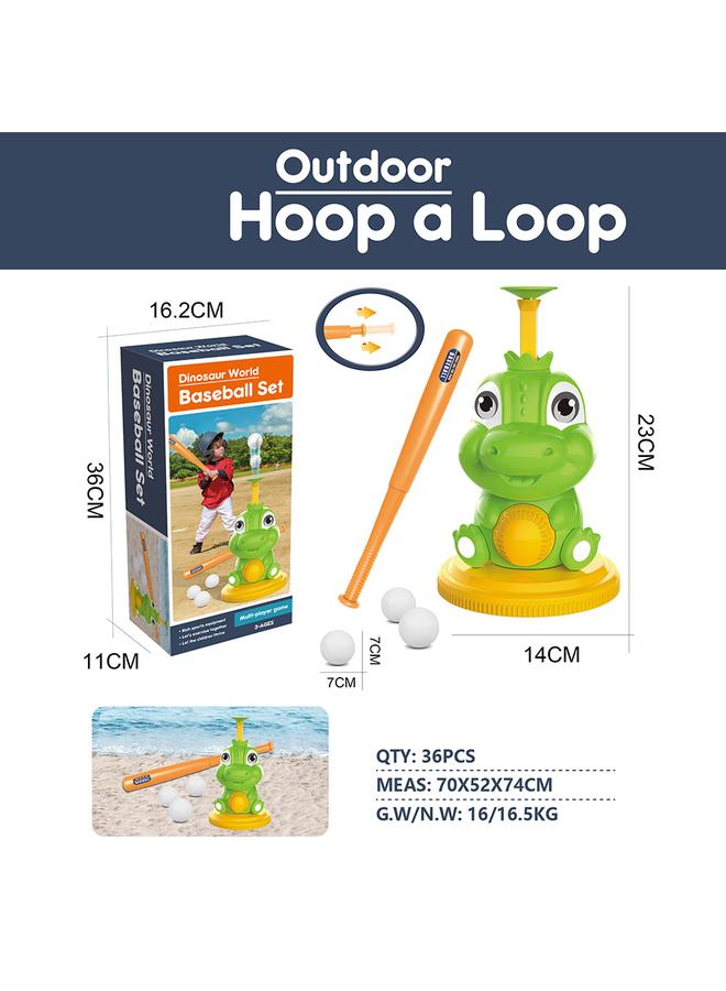 الأزرق جي دبليو ديناصور بيسبول طرد إرسال حزمة ألعاب البيسبول الترفيهية في الهواء الطلق - Image 3