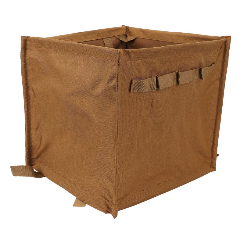 Collapsible Outdoor Trash Can: 600D Encrypted Oxford Cloth Fiberglass Rod Construction, Spike Buckle Wind Stability, Lightweight Foldable Design - Multipurpose Storage Solution for Camping Picnic Barb - Image 5