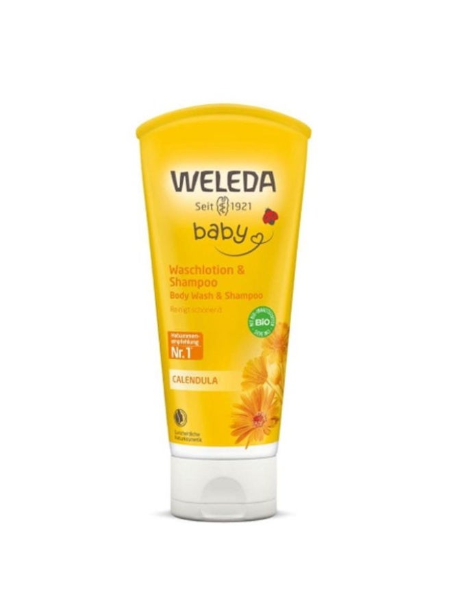 Weleda Baby Body Wash & Shampoo - 200 ml - Image 1