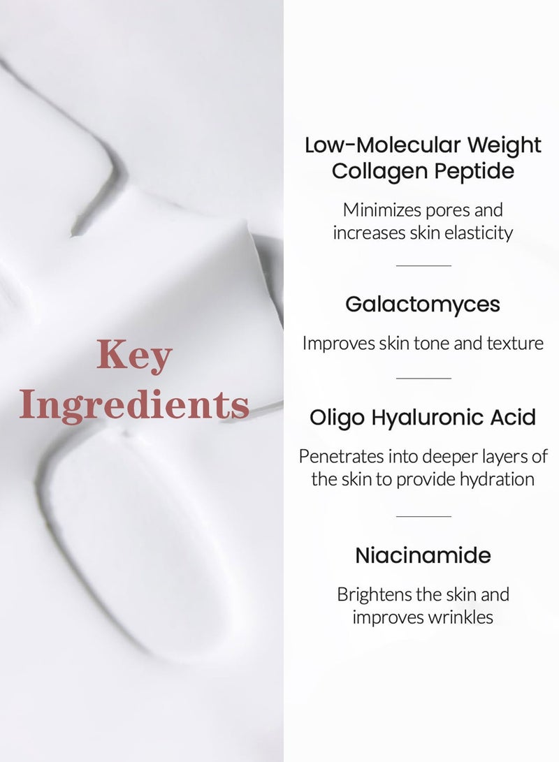 Meishida Bio-Collagen Real Deep Mask, Hydrating Overnight Mask, Pore Minimizing, Elasticity Improvement, 34g x4ea - Image 3