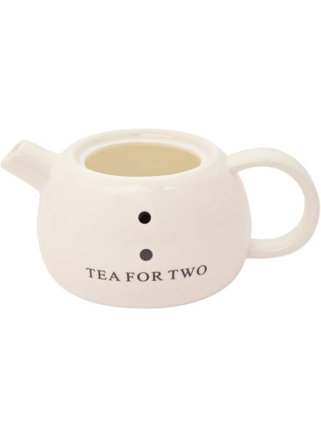 Shallow JZ004-D Mr. & Mrs. Tea Set 3 Pieces – 1 Teapot & 2 Mugs, Multi-Colour Bone China Tea & Coffee Set - Image 3