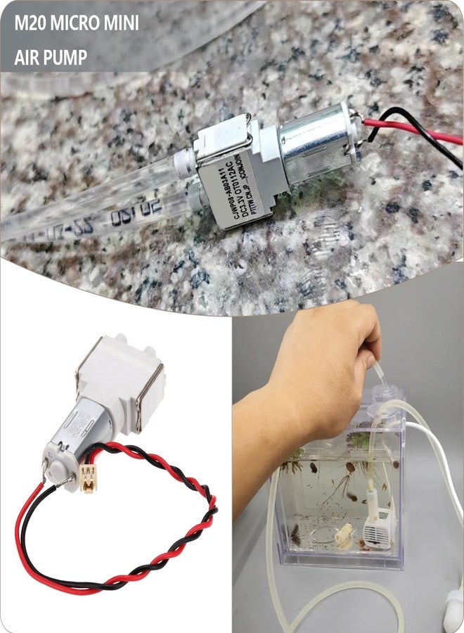 كريت آيديا مضخة مياه ذاتية التحضير من كريت آيديا، قطعتان، مضخة تفريغ صغيرة M20، مضخة غشائية، تعمل بجهد 3-3.7 فولت تيار مستمر، لأنظمة ضخ مياه المسابح، أبعادها 33.5 × 10 × 3.5 مم - Image 3
