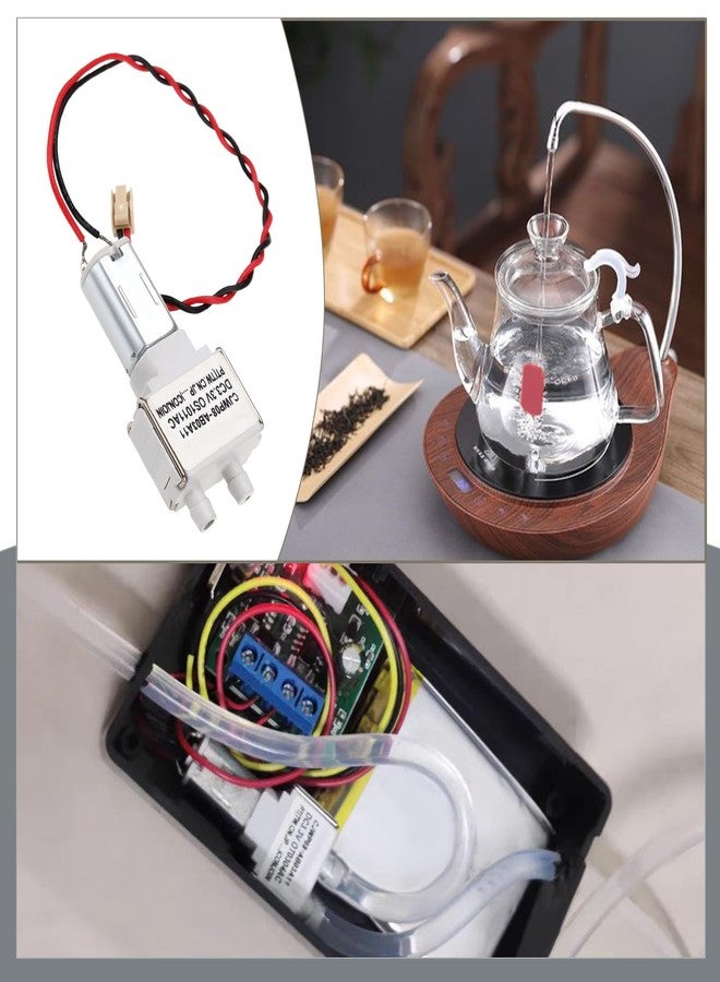 كريت آيديا مضخة مياه ذاتية التحضير من كريت آيديا، قطعتان، مضخة تفريغ صغيرة M20، مضخة غشائية، تعمل بجهد 3-3.7 فولت تيار مستمر، لأنظمة ضخ مياه المسابح، أبعادها 33.5 × 10 × 3.5 مم - Image 2