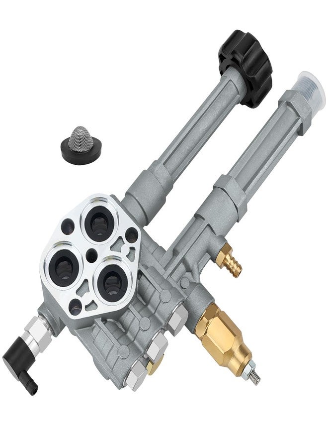 X4XZ AR42518 Pressure Washer Pump Head for Troy Bilt RMW SRMW Pumps RMW2G20 RMW2G23B RMW2G24 RMW2G25 RMW2.2G20D RMW2.2G24 SRMW2.2G26 Complete Pump Head Assy Replaces# AR42940 AR42518 AR43061 AR Pump - Image 1