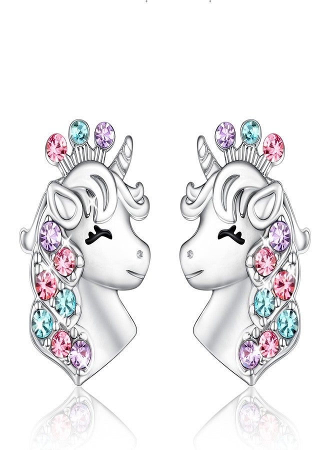 Shonyin Unicorn Earrings for Girls Hypoallergenic Valentines Day Gifts for Kids Daughter Girls Birthday Gifts for Daughter Granddaughter Niece - Image 1