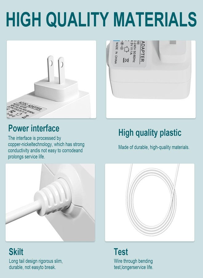 SHMDSO 4.5V Power Adapter Compatible with Lemax Lighting Accessories 94527 94563 94564 94565 94566 84428 74269 74295 74707 Halloween and Christmas Mini Lighting Building Decoration （White 5 Output ） - Image 3