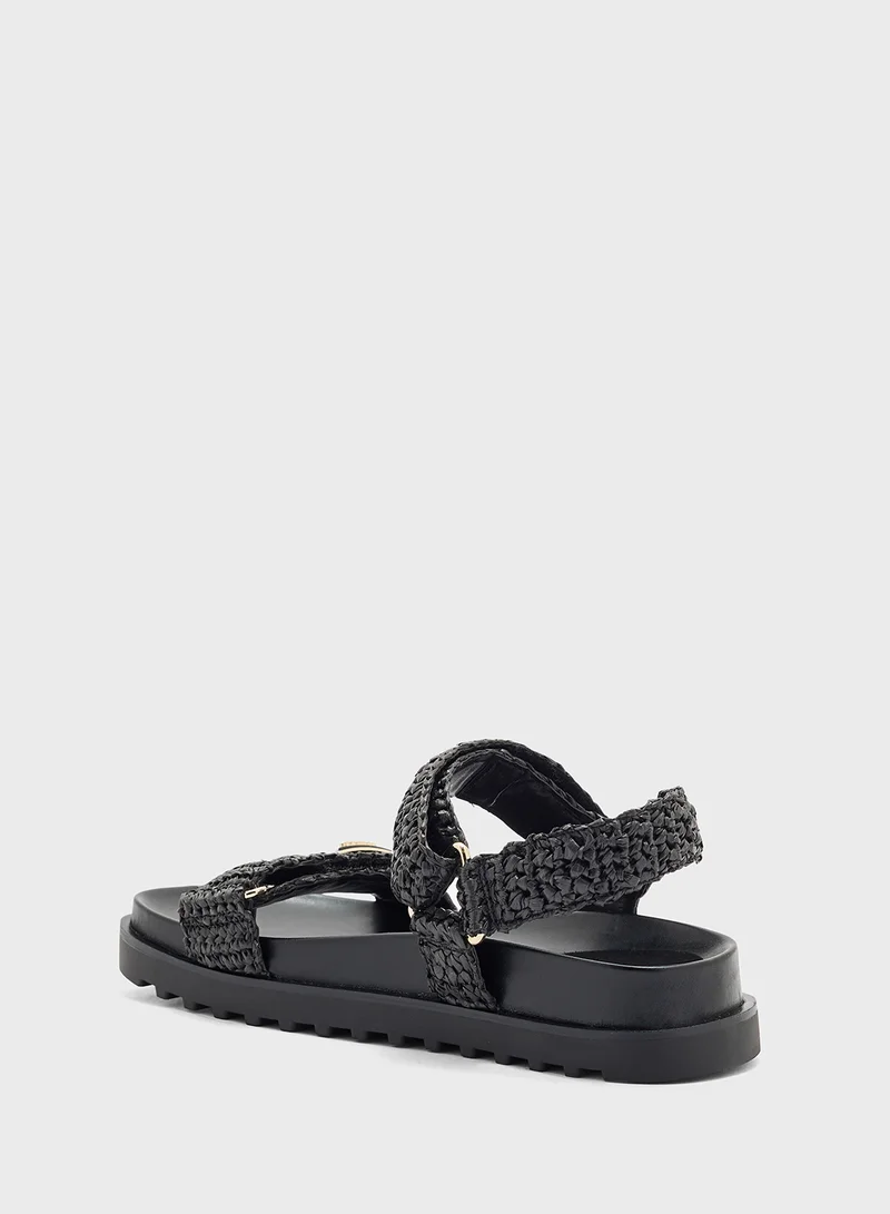 GUESS Fabirca Velcro Strap Sandals