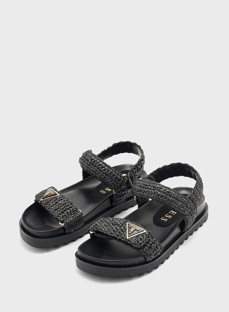 GUESS Fabirca Velcro Strap Sandals