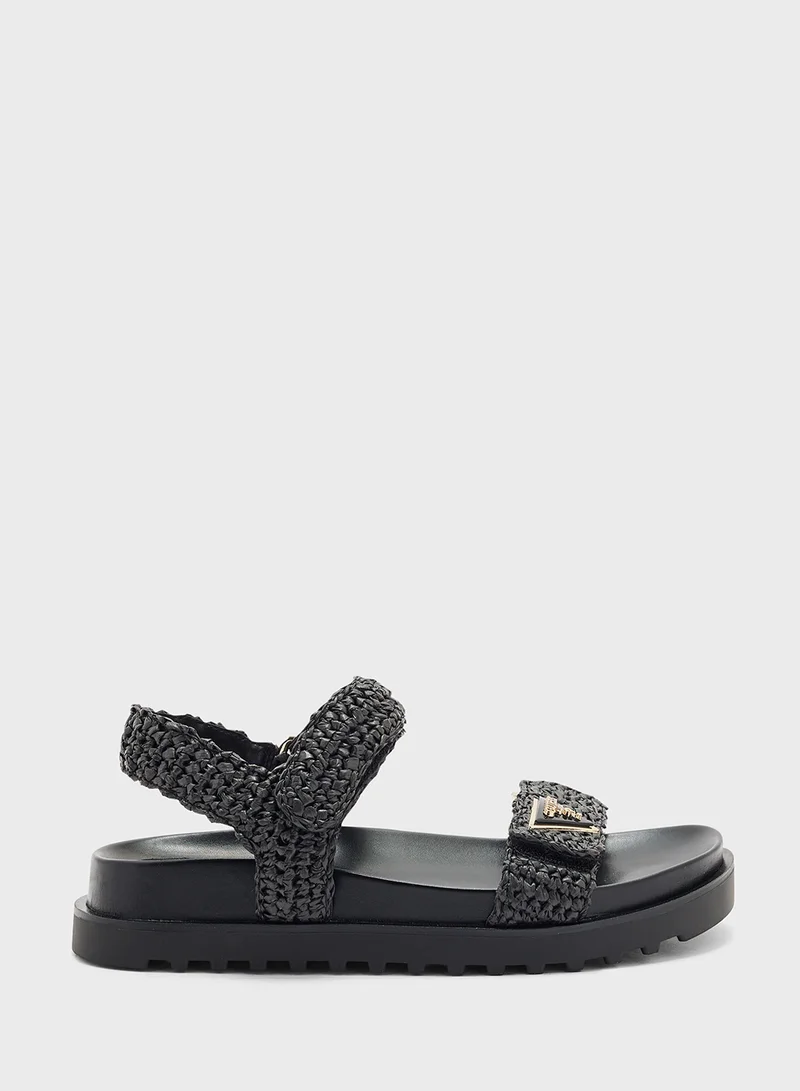 GUESS Fabirca Velcro Strap Sandals