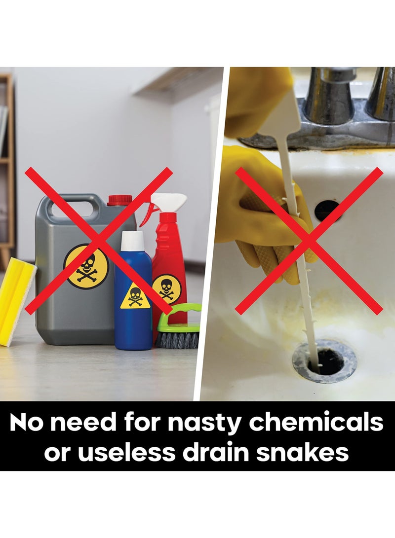 Barakah 2Pcs Powerful Mini Sink Plunger Set, Effective Unclogging Tool for Bathroom, Kitchen, Shower, Bathtub, Toilet and RV Drains - Image 3