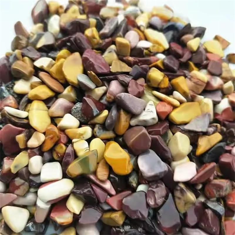 Natural Irregular Semi Precious Crystal Egg Yellowstone Gravel 5mm To 9mm 200g - Image 5