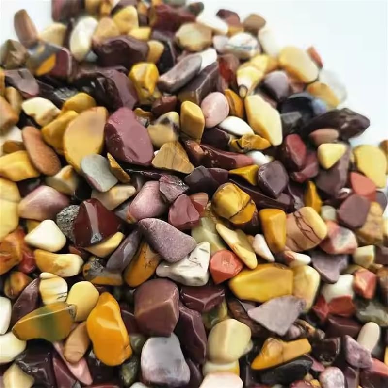 Natural Irregular Semi Precious Crystal Egg Yellowstone Gravel 5mm To 9mm 200g - Image 4